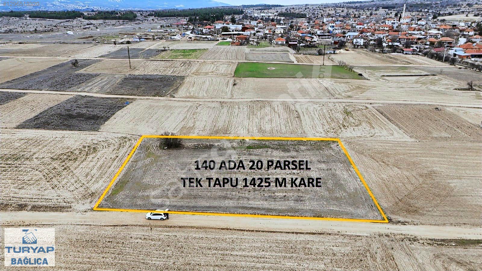 ÇAL AŞAĞISEYİT KÖYÜNDE TEK TAPU YOLA CEPHE TARLA