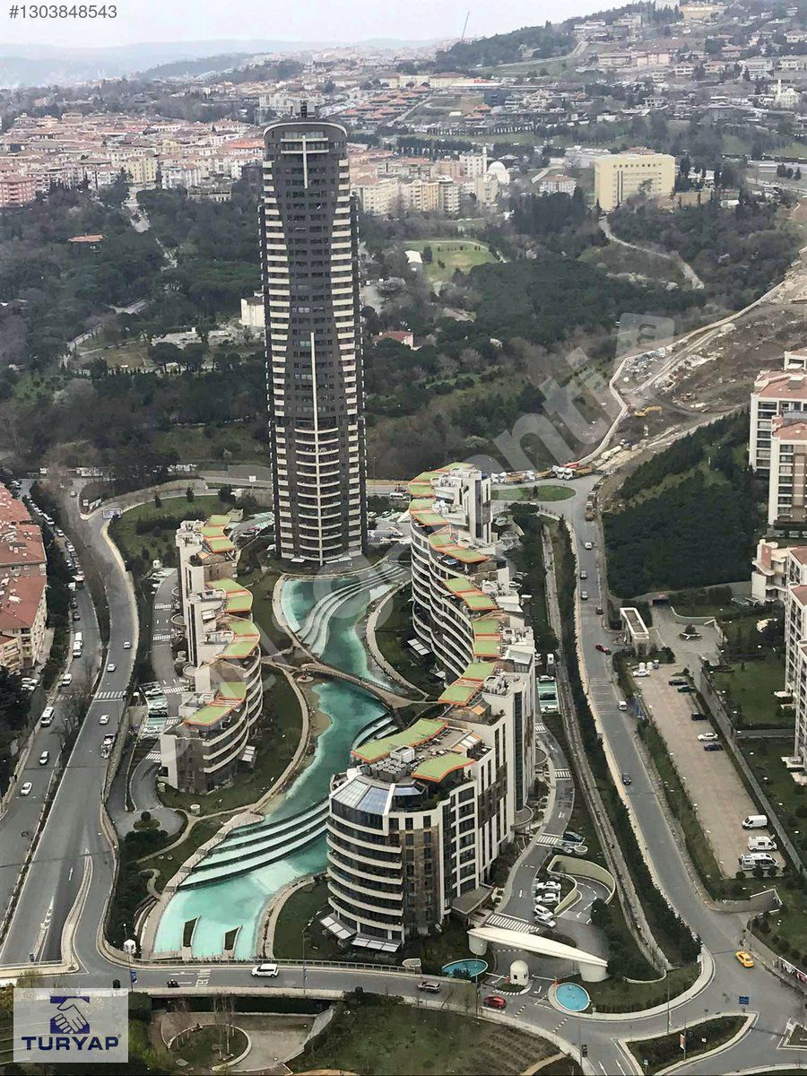 AKASYA KULE; DENİZ-GÖL VE ŞEHİR MANZARALI, MÜKEMMEL 3,5+1