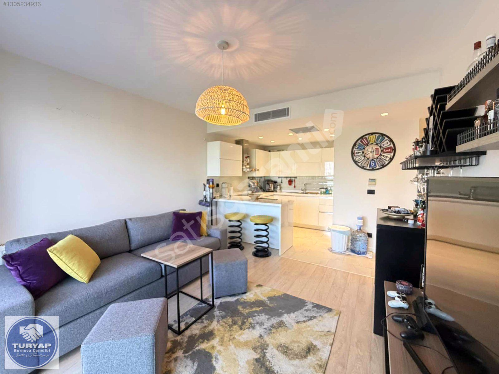 Turyap- Folkart Life 2+1 Geniş Balkonlu Sakin Cephe Satılık