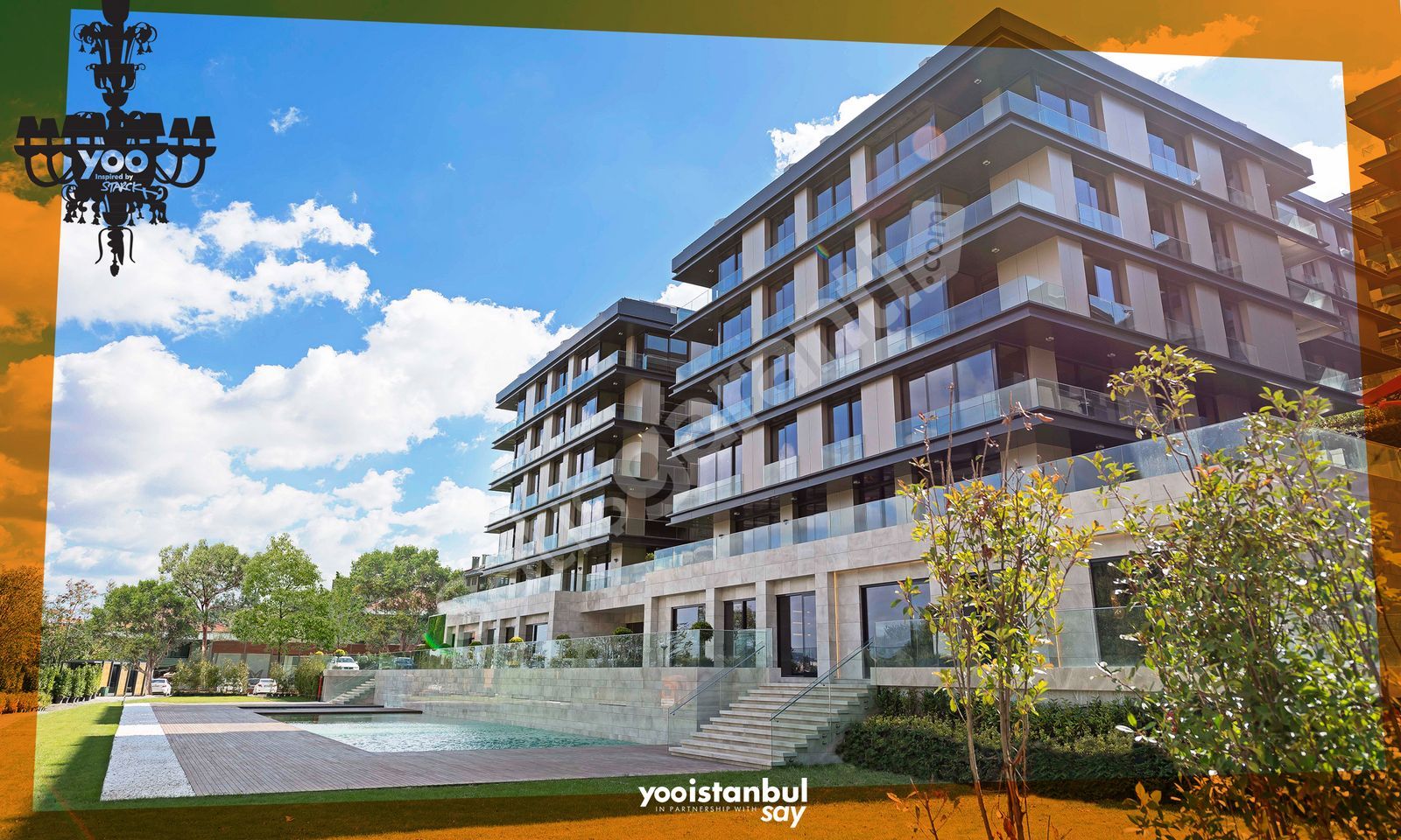 YOOISTANBUL DA SATILIK OZEL DEKORASYONLU BAHCE DUBLEKSI 6+1