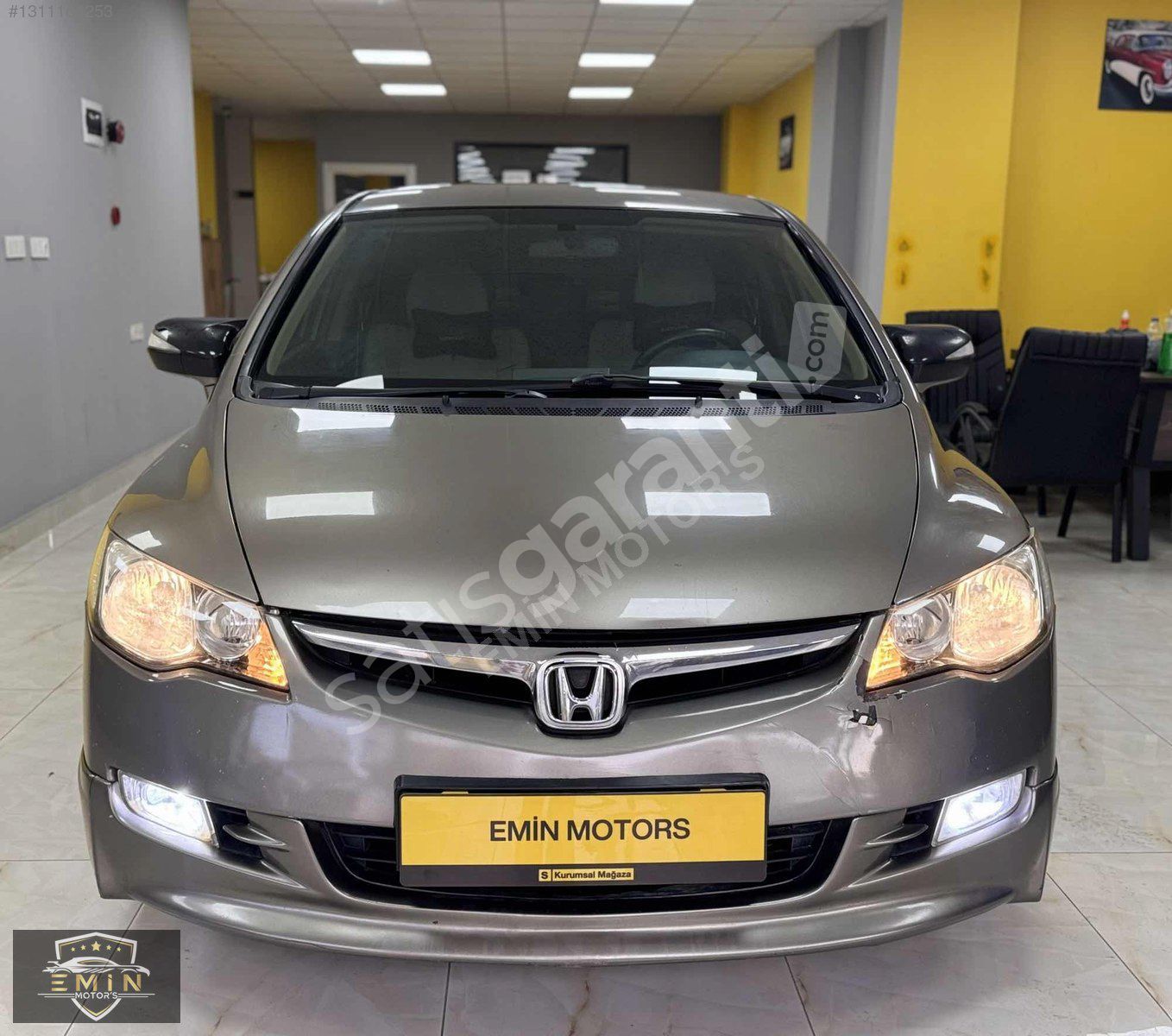 Emin Motors'dan Honda Civic Fd6 Emsalsiz Motor mekanik Kusursuz