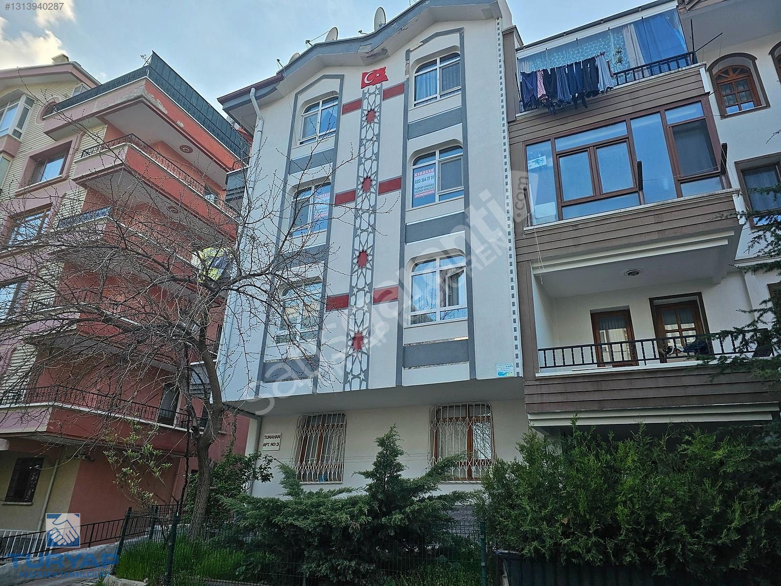 KEÇİÖREN TURYAP'TA 2+1 ORTA KAT ÖN CEPHE SALON BAĞIMSIZ