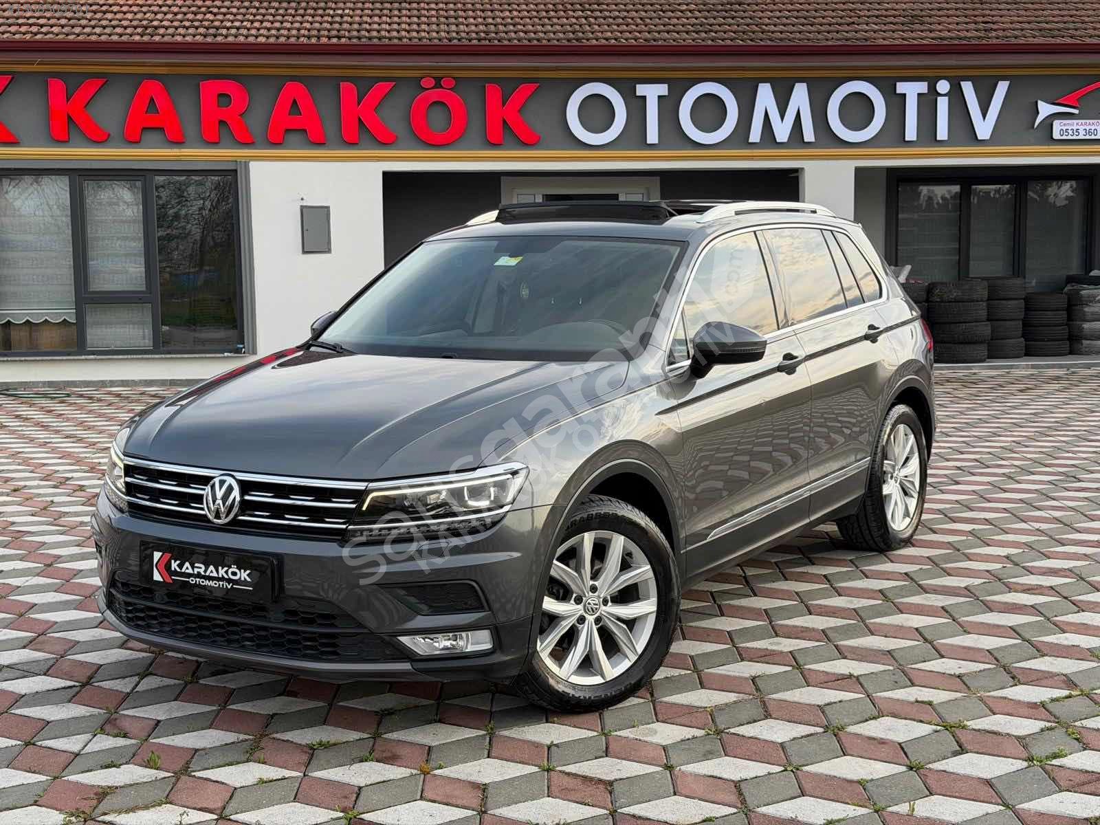 -KARAKÖK-HATASIZ BOYASIZ CAM TAVAN/LED FAR/HAYALET EKRAN TİGUAN