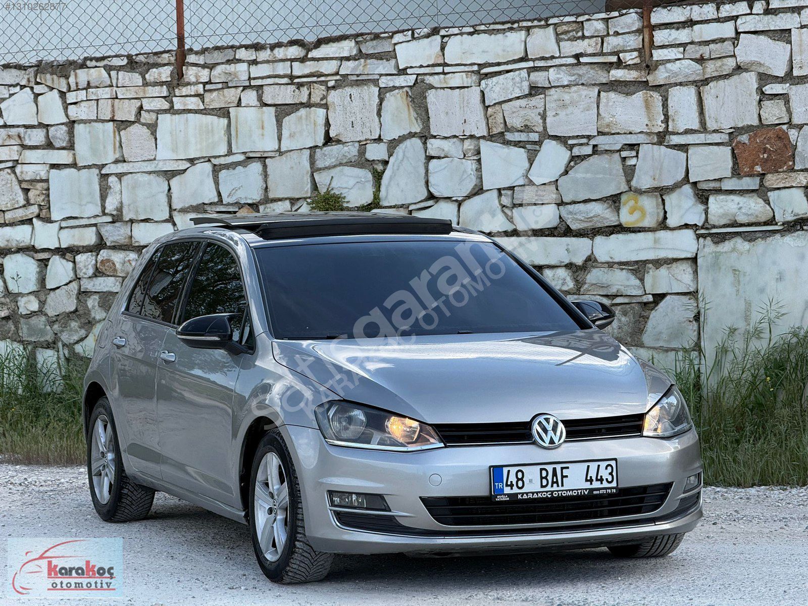 2015 WW GOLF 1.6 TDI OTOMATİK CAM TAVANLI DEĞİŞENSİZ 180 BİNDE