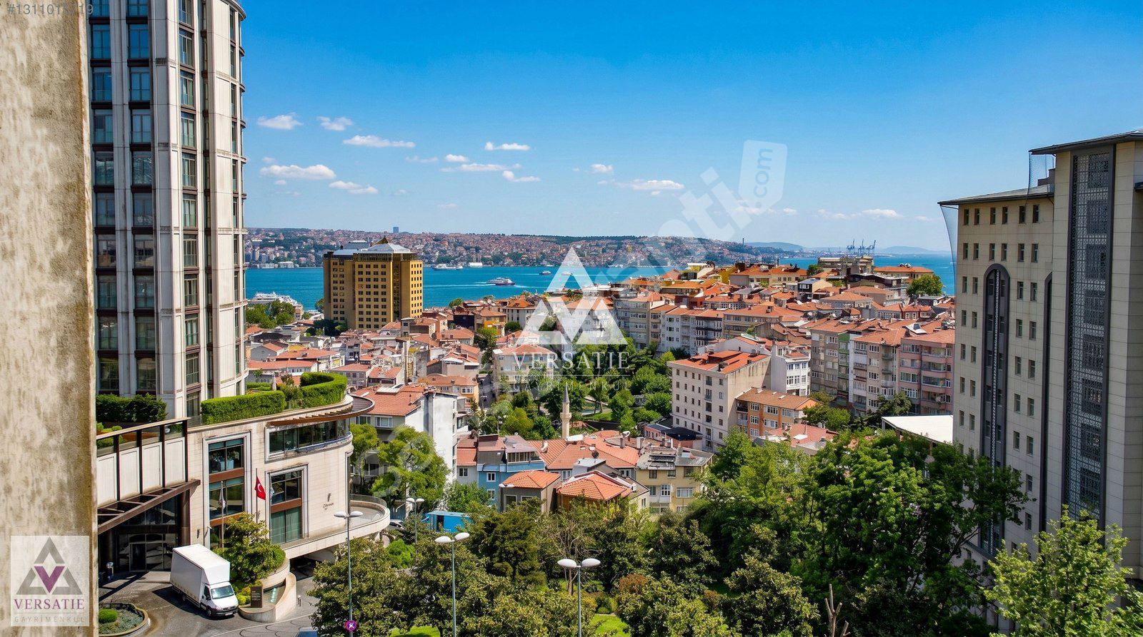 Maçka Armani'de Boğaz Manzaralı, 1+1 Lüks Satılık Daire