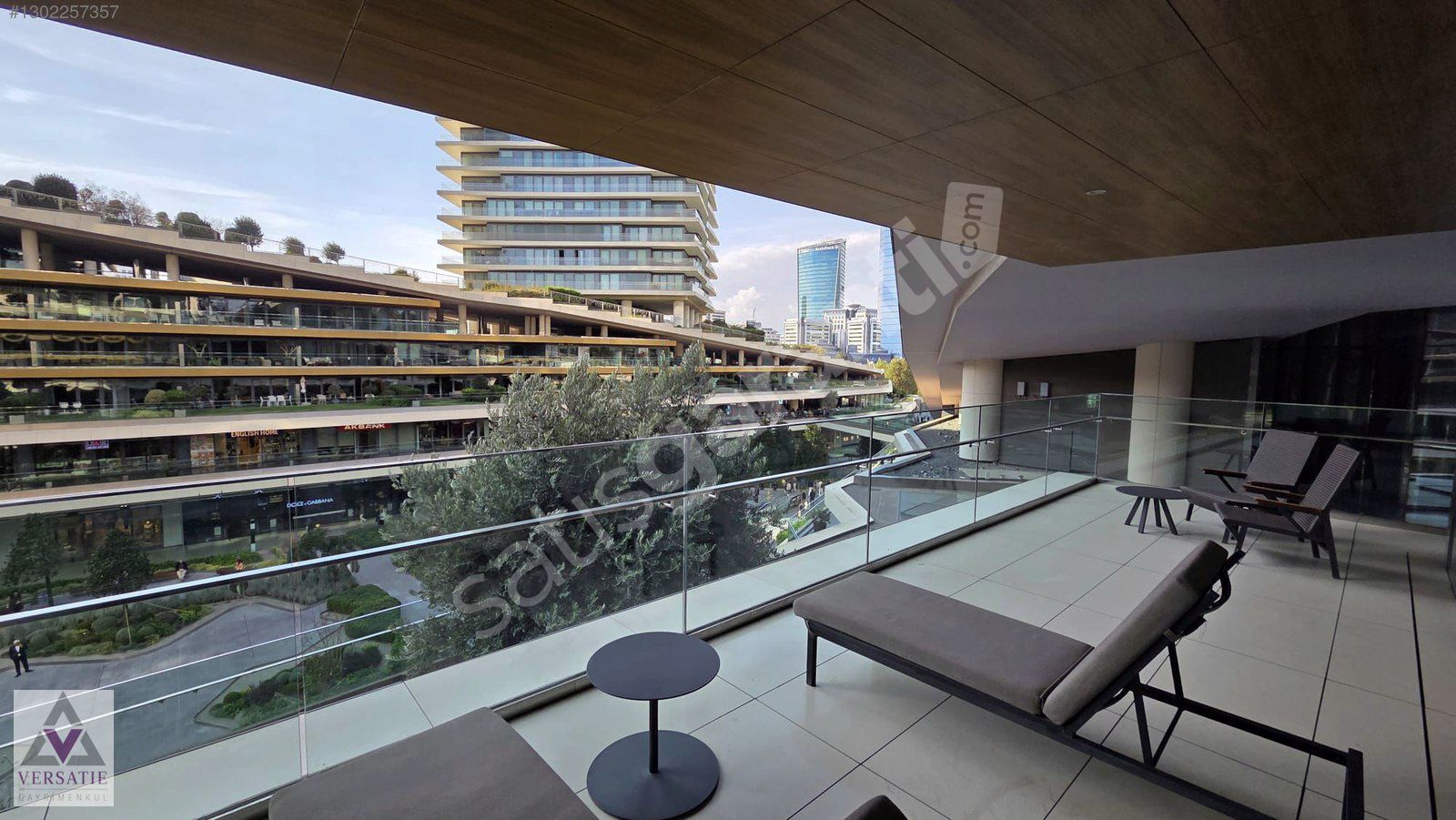 Zorlu Center, Raffles Rezidans'ta Kiralık 1+1, Ev/Ofis
