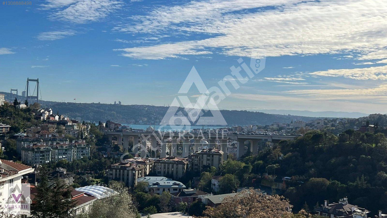 Levazım Korukent Sitesinde Boğaz Manzaralı 3+1 Kiralık Daire