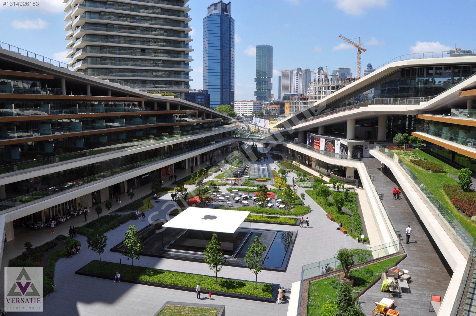 ZORLU CENTER TERAS EVLER SATILIK 140 M2 OFİS SATILIK