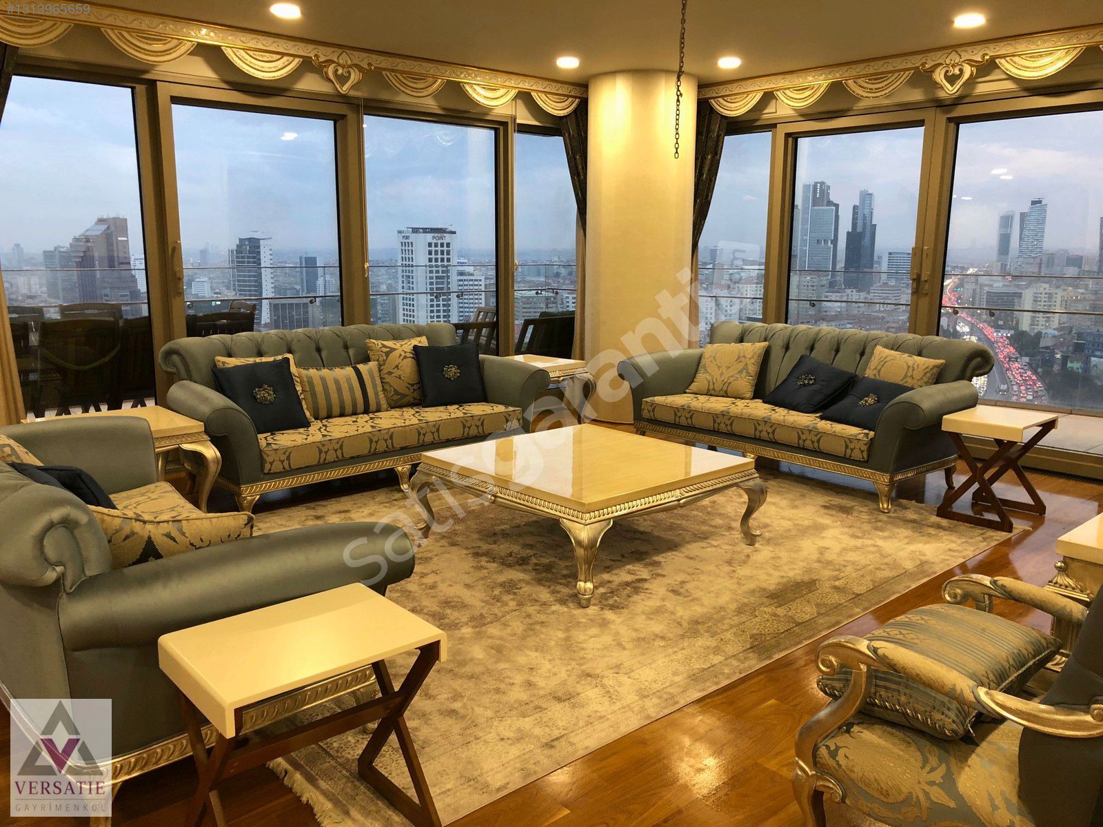 Zorlu Center 4,5+1 Satılık Boğaz Manzaralı Lux Daire Teraslı
