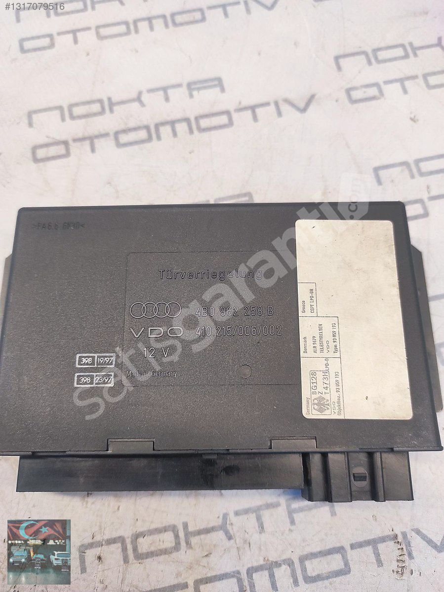 AUDİ C5 A6 BCM MODÜLÜ 4B0962258B