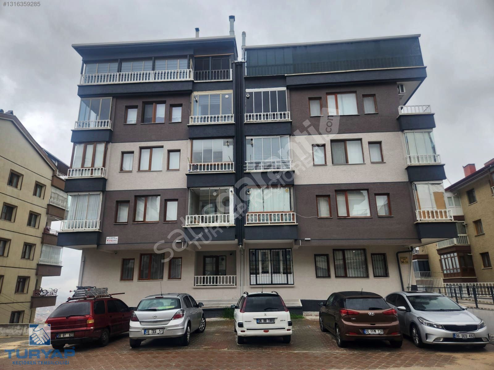 KEÇİÖREN ATAPARK MERKEZ KAT KONUMUNDA 2+1 GENİŞ YAPILI SATILIK