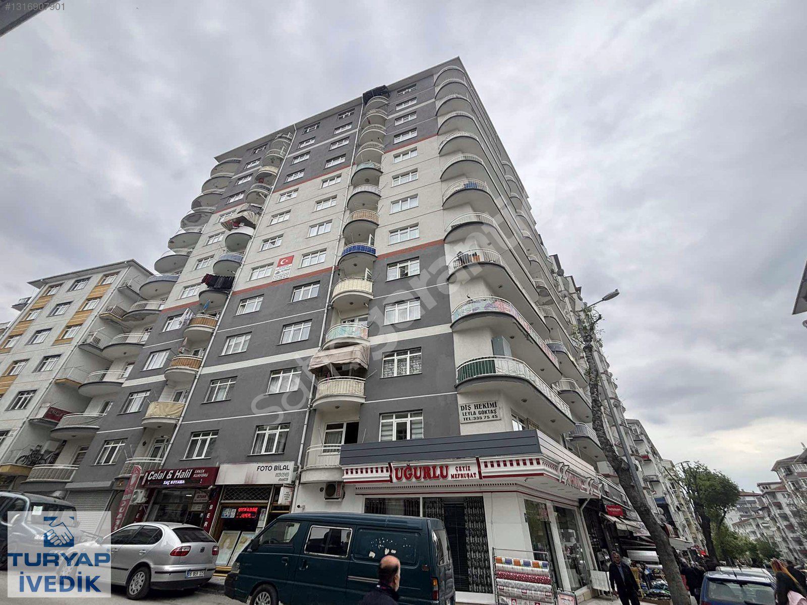 YEŞİLEVLER'DE MANZARALI CADDE ÜZERİ ASANSÖRLÜ 3+1 SATILIK DAİRE