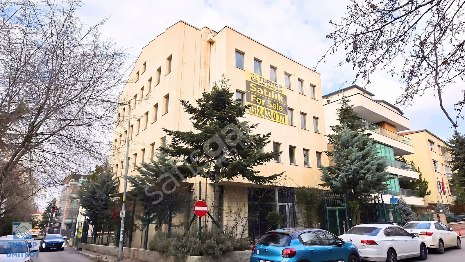 Çankaya Merkez 7 Katlı 1489m² Köşe Asansörlü Satılık Ticari Bina