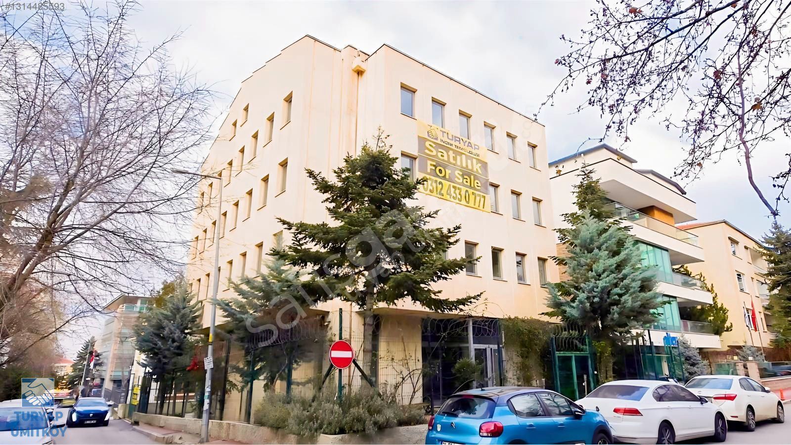 Çankaya Merkez 7 Katlı 1489m² Köşe Asansörlü Satılık Ticari Bina