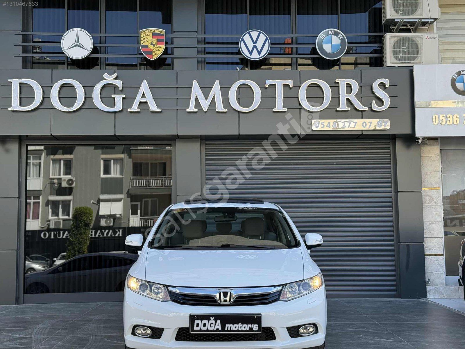 DOĞA MOTORS 2013 CIVIC 1.6 ECO ELEGANCE OTOMTİK SUNROOF 105.000