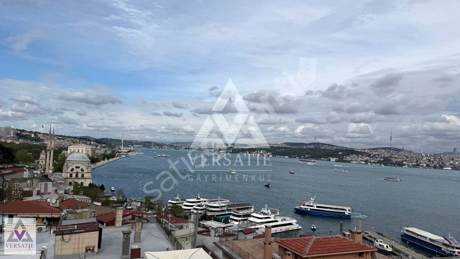 Setüstü'nde Boğaz ve Tarihi Yarımada Manzaralı 3+1 Kiralık Daire