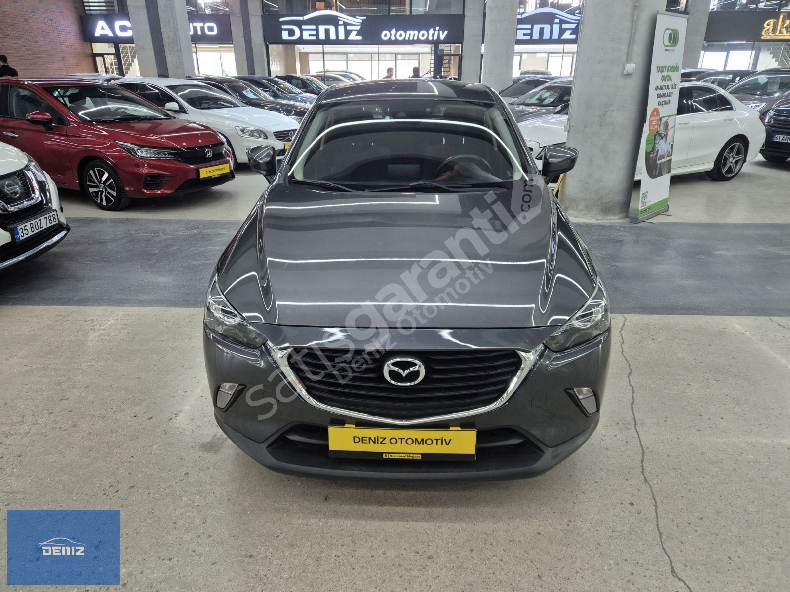 2017 ORİJİNAL MAZDA CX-3 1.5 SKY-D MOTION 4X4 OTOMATİK 91 BİNDE
