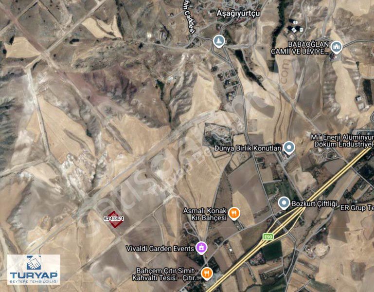 Eskişehir Yolu Yakını Satılık Köşe Parsel Satılık Arsa 310m²