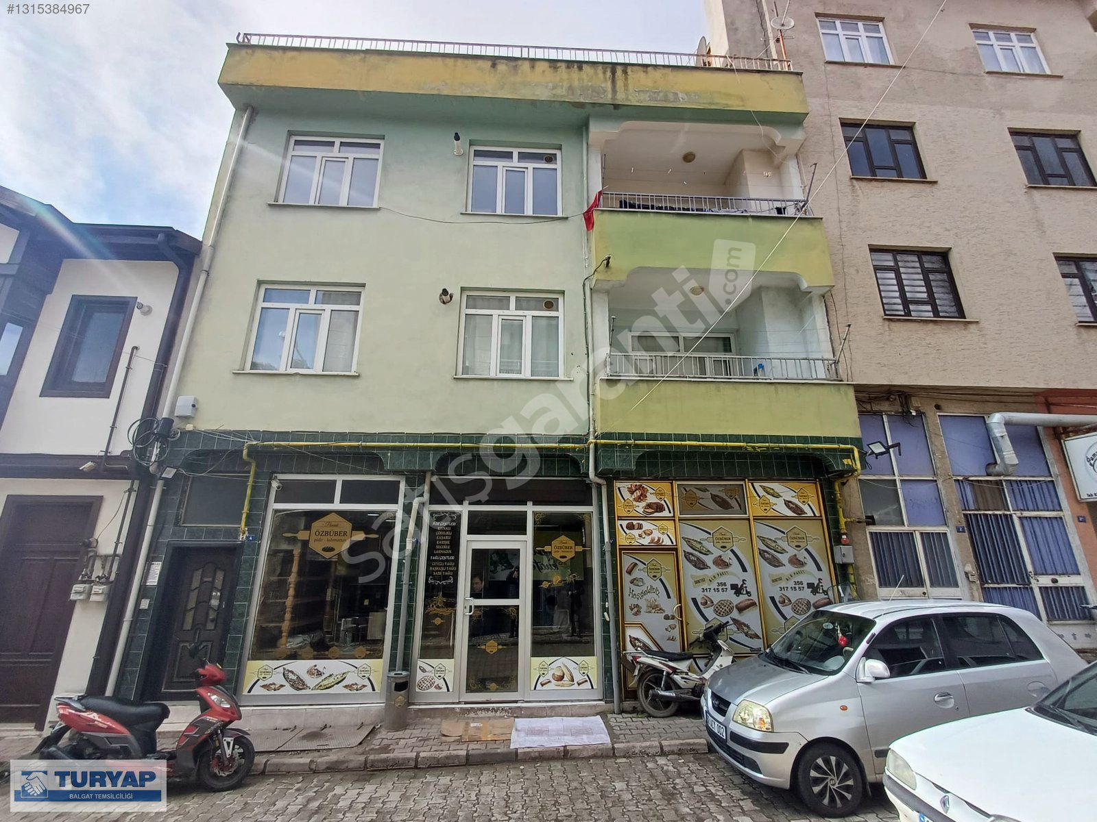 TURYAPTAN ZİLE ÇARŞI MERKEZİNDE FIRSAT 3 KATLI İŞYERİ+KONUT