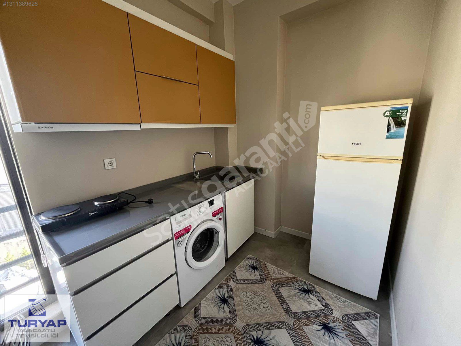 TURYAP'tan YAŞAMKENT'te HERŞEY DAHİL GENİŞ 1+1 KİRALIK DAİRE