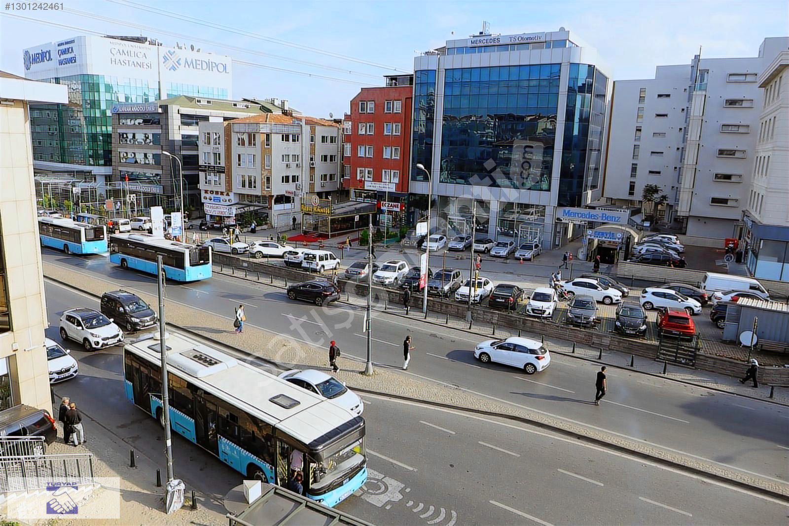 NAMAZGAH HASTANELER BÖLGESİNDE 6 KAT,1.920m2 KOMPLE KİRALIK BİNA