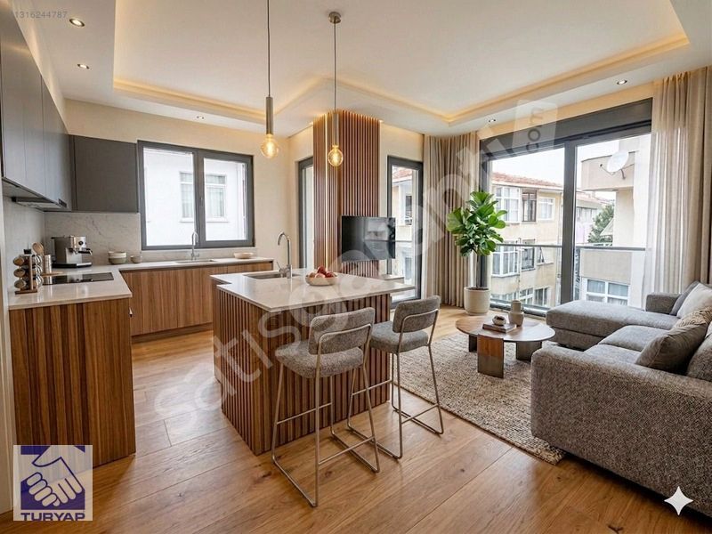 TURYAP BERKAY'DAN 2.KATTA SIFIR BALKONLU ANTRELİ GENİŞ 1+1 65m²
