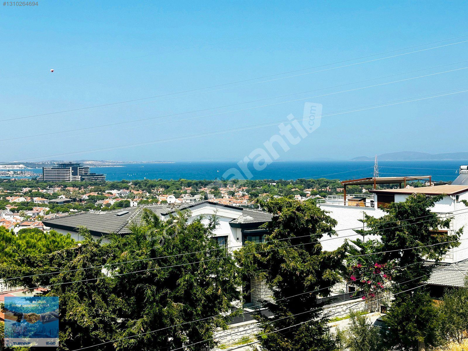 Turyap'tan Alaçatıda Deniz Manzaralı, Köşe Konum 3+2 Sıfır Villa