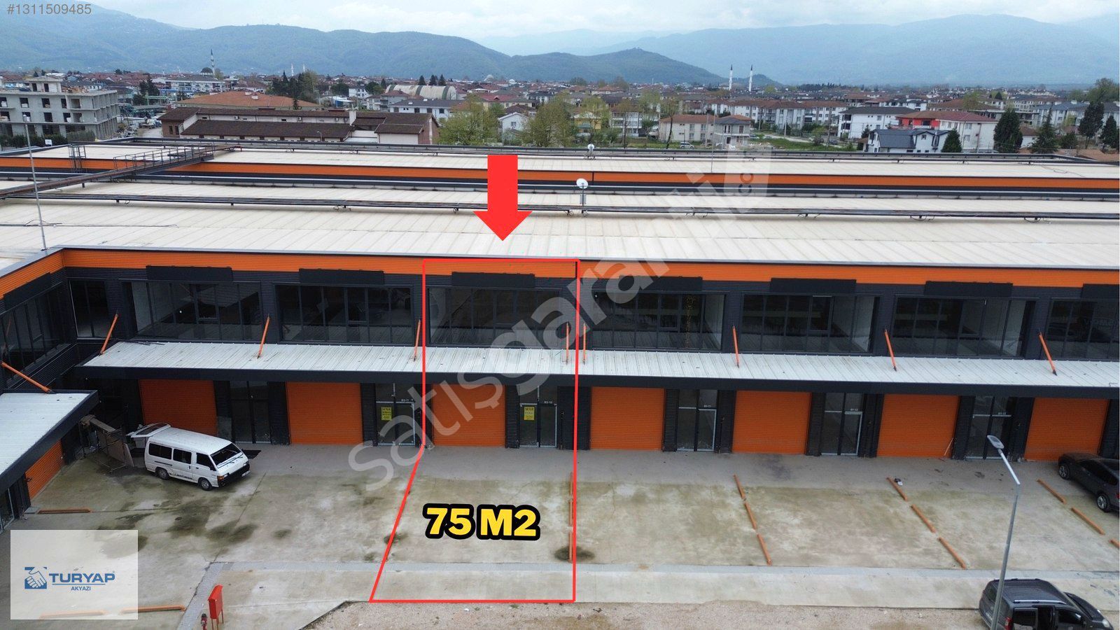 TURYAP AKYAZI'dan YENİ SANAYİ SİTESİNDE SATILIK DÜKKAN