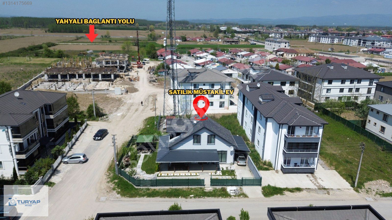 TURYAP AKYAZI'dan ÖMERCİKLERİN KALBİNDE SATILIK 5+1 MÜSTAKİL EV