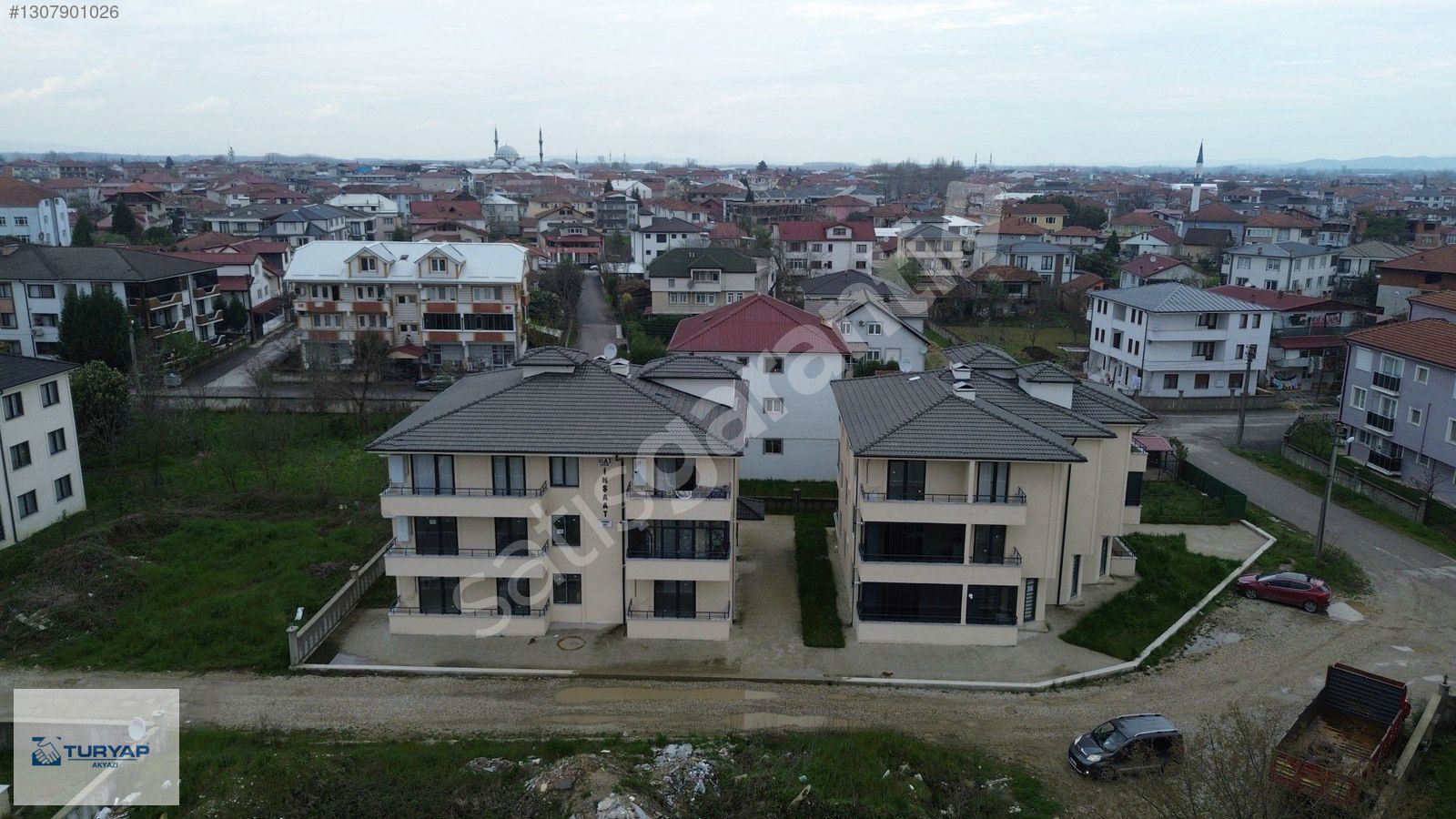 TURYAP AKYAZI'dan YUNUS EMREDE İSKANLI KORİDORLU 1+1 DAİRE