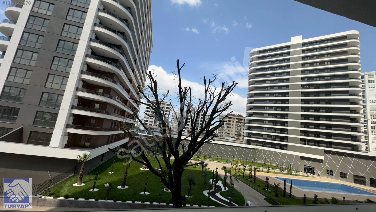 TURYAP İSTASYON'dan PARADİSE PALACE 1.ETAP 2+1 KİRALIK DAİRE