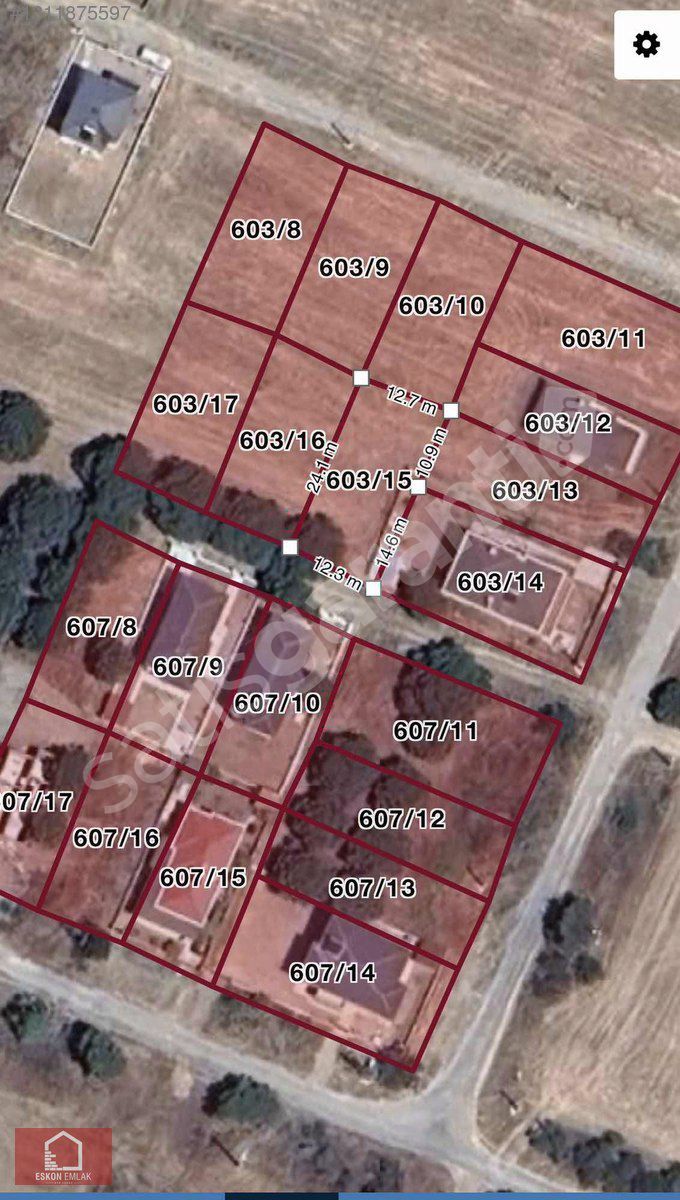 ÇANAKKALE BİGA ÇEŞMEALTI DENİZE YAKIN İMARLI MÜSTAKİL ARSA