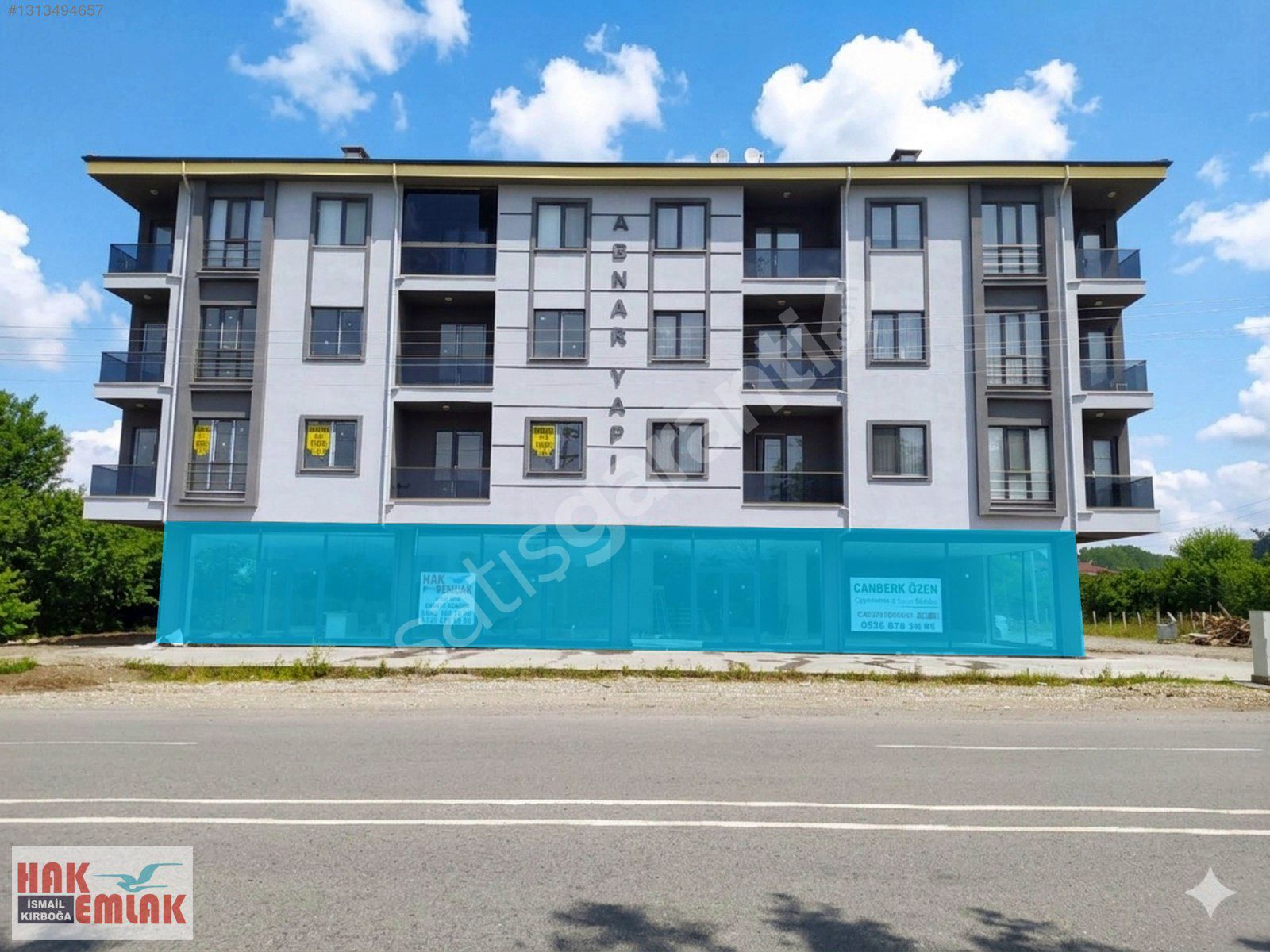 Hak Emlak'tan Darıcı Mah.de Otogar Yanı Kiralık 400m² Dükkan