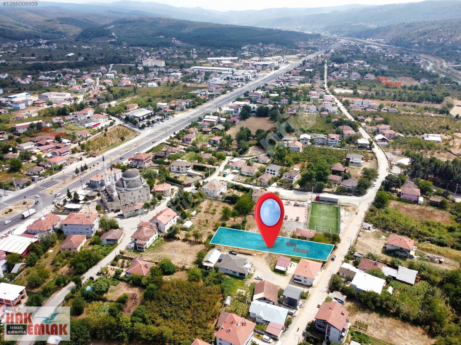 Hak Emlak'tan Merkez Doğanlı Köyünde Satılık 1.399 m² Arsa