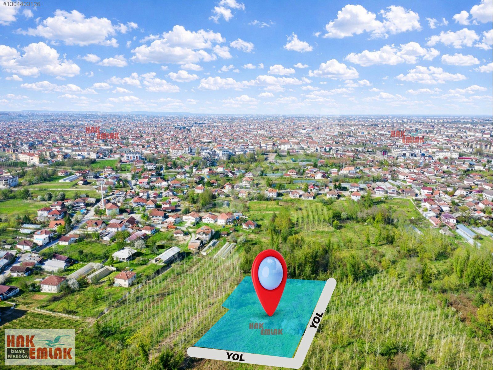 Hak Emlaktan Darıc Mah.de Yatırımlık 1.265m² İmarlı Satılık Arsa