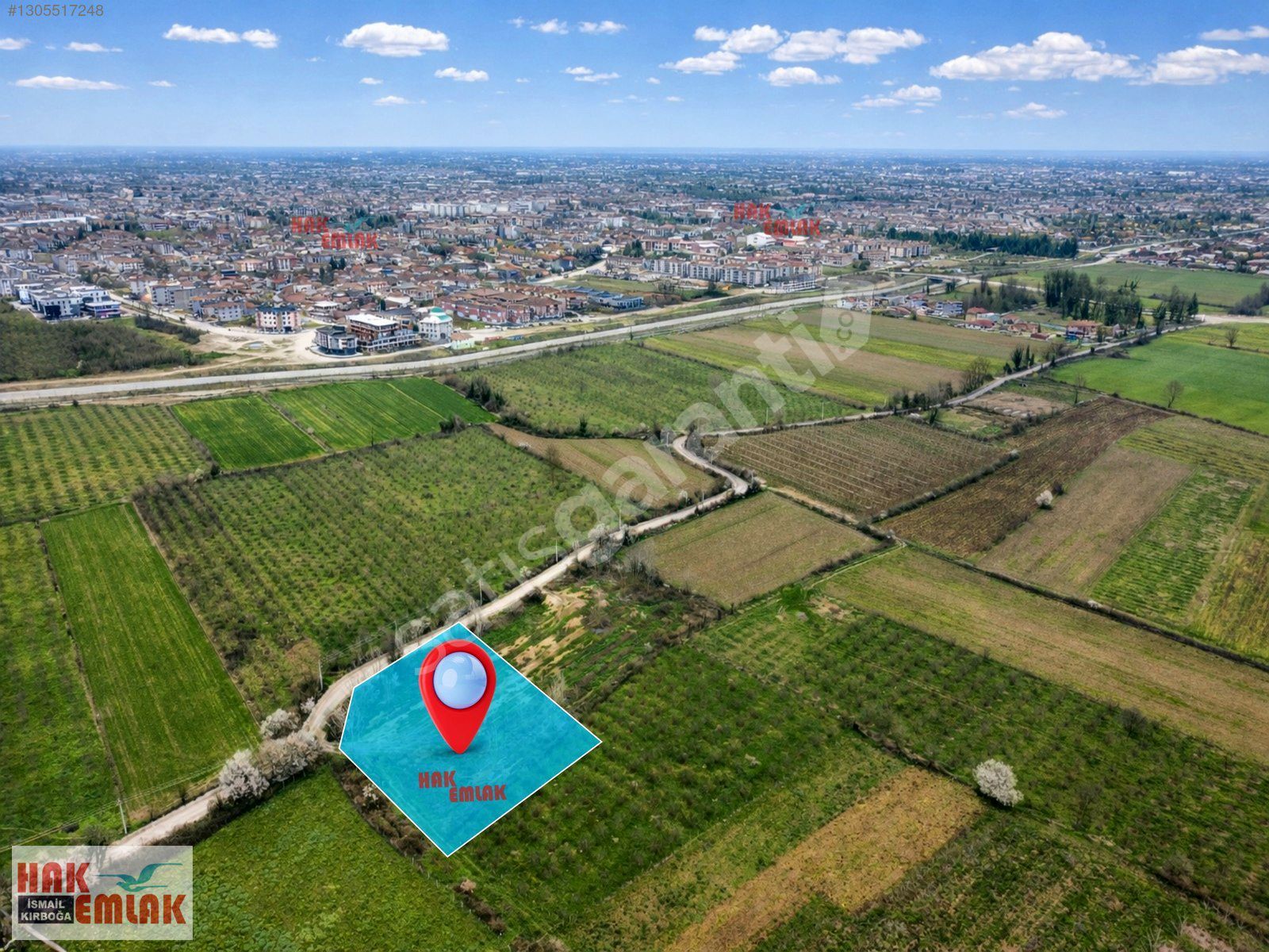 HAK EMLAK'TAN AZİZİYE MAHALLESİ SINIRINDA SATILIK 2.885m² ARAZİ