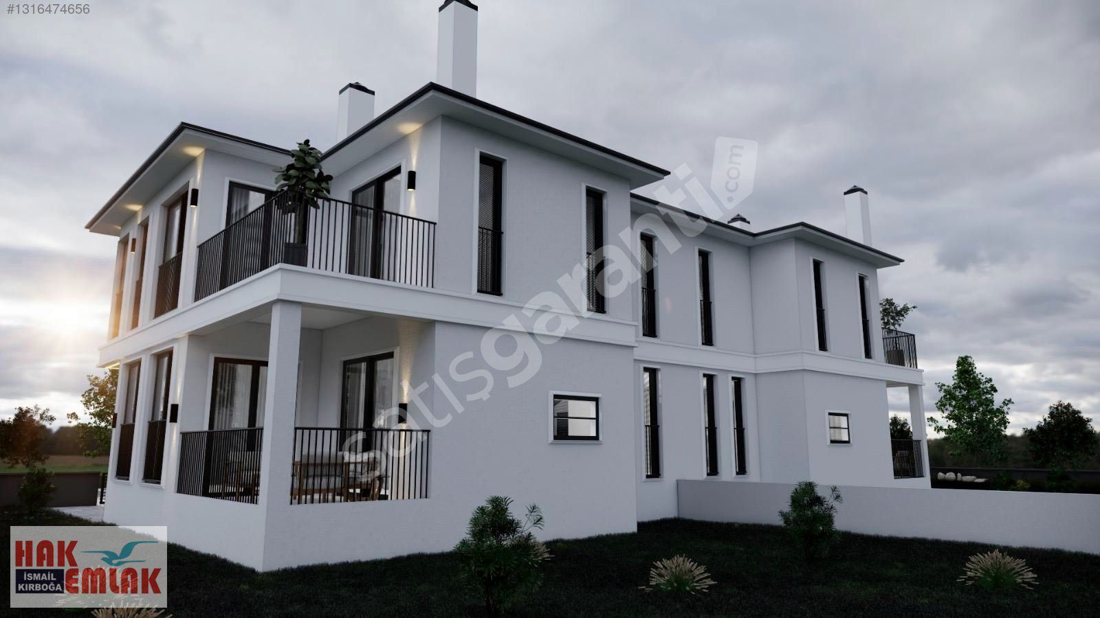 Hak Emlaktan Kalıcı Konutlar Bölgesi Satılık Ultra Lüx 4+1 Villa