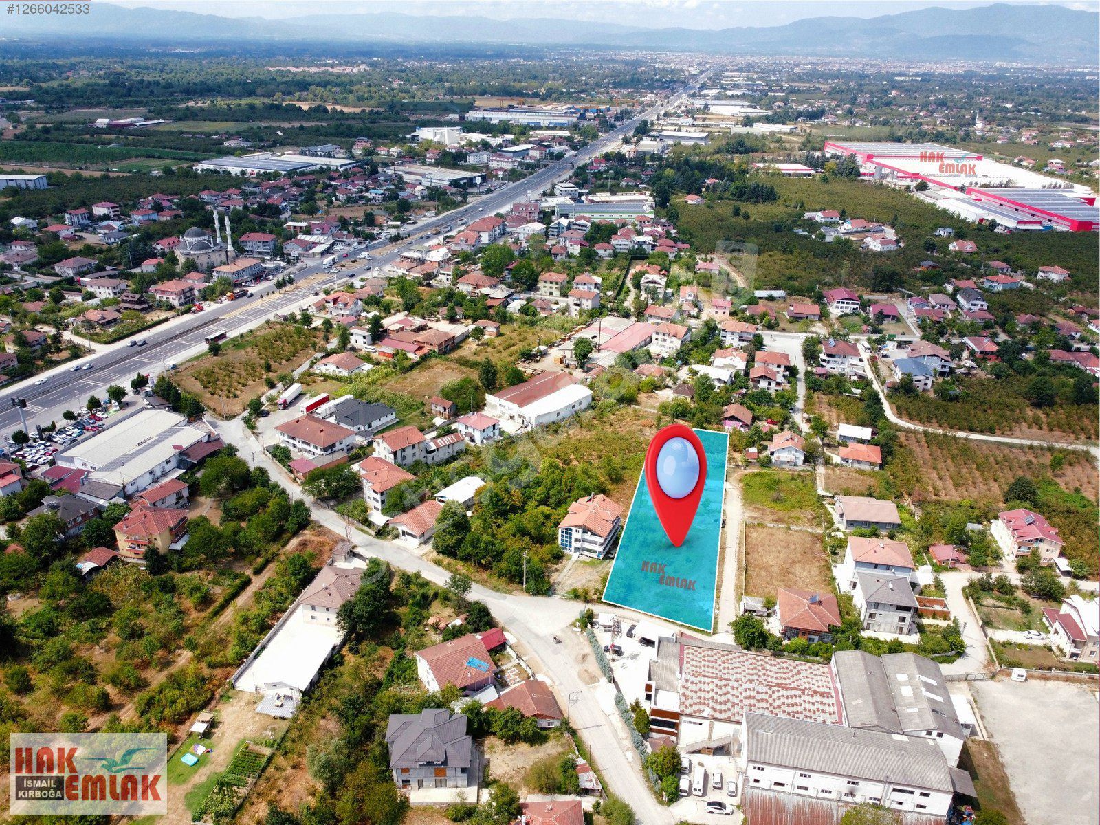 Hak Emlak'tan Merkez Doğanlı Köyünde Satılık 2.848 m² Arsa