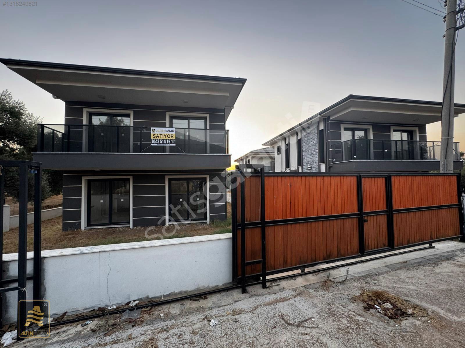 Beçin de satılık sıfır villa...