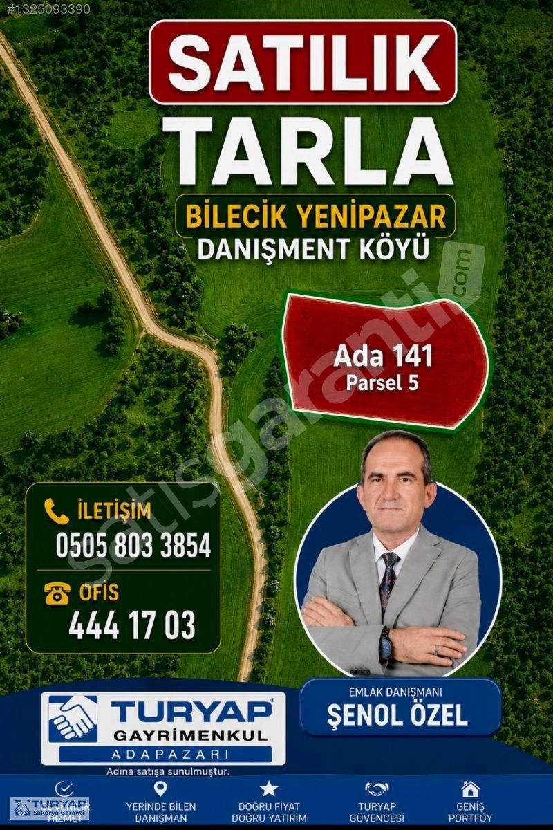 BİLECİK YENİPAZAR DANIŞMENT KÖYÜNDE YATRIMLIK GENİŞ ARAZİ