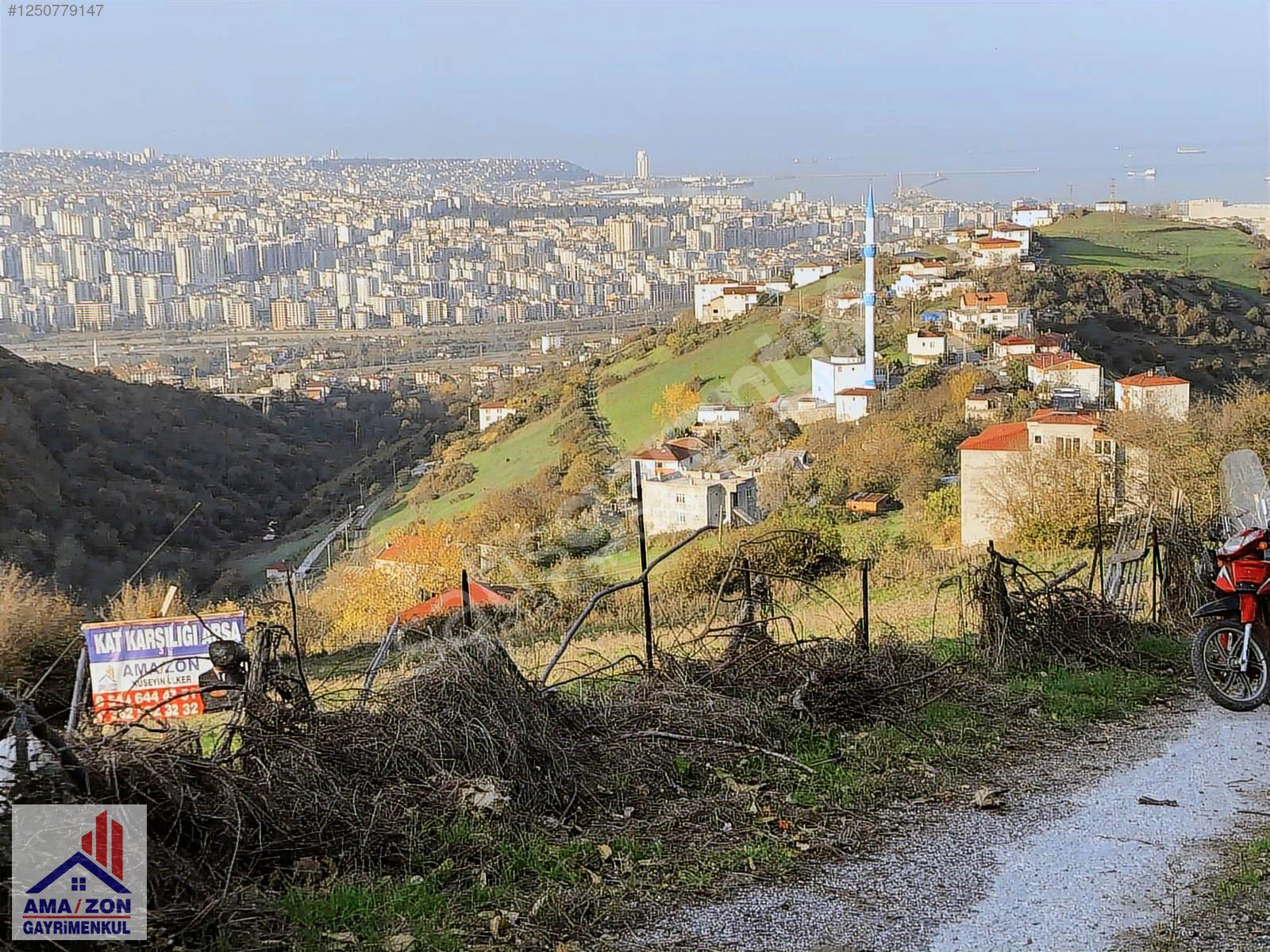 DENİZ VE DOĞA MANZARALI ŞEHİR HASTANESİNE10 DK.KAT KARŞLIĞI ARSA