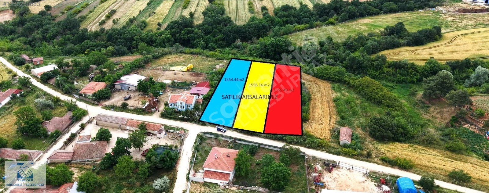BABAESKİ NACAK KÖYÜ SATILIK 1555m2 Müstakil Villa İmarlı Arsalar