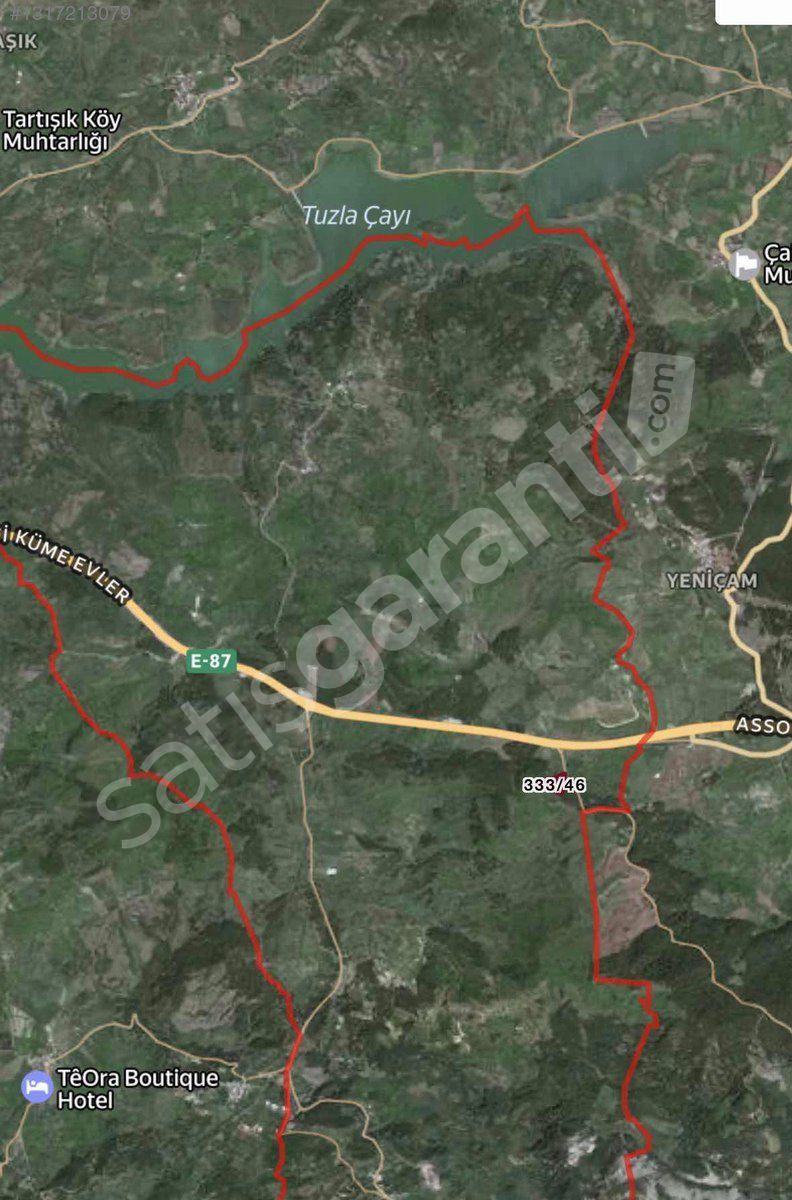 Çanakkale Ayvacık Ahmetçe'de 12.130 M2 Satılık Özel Tarla