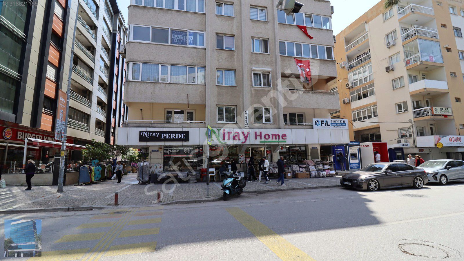 Kazım Dirik Mah Mustafa Kemal caddesi üzerinde Sat 3+1 Daire