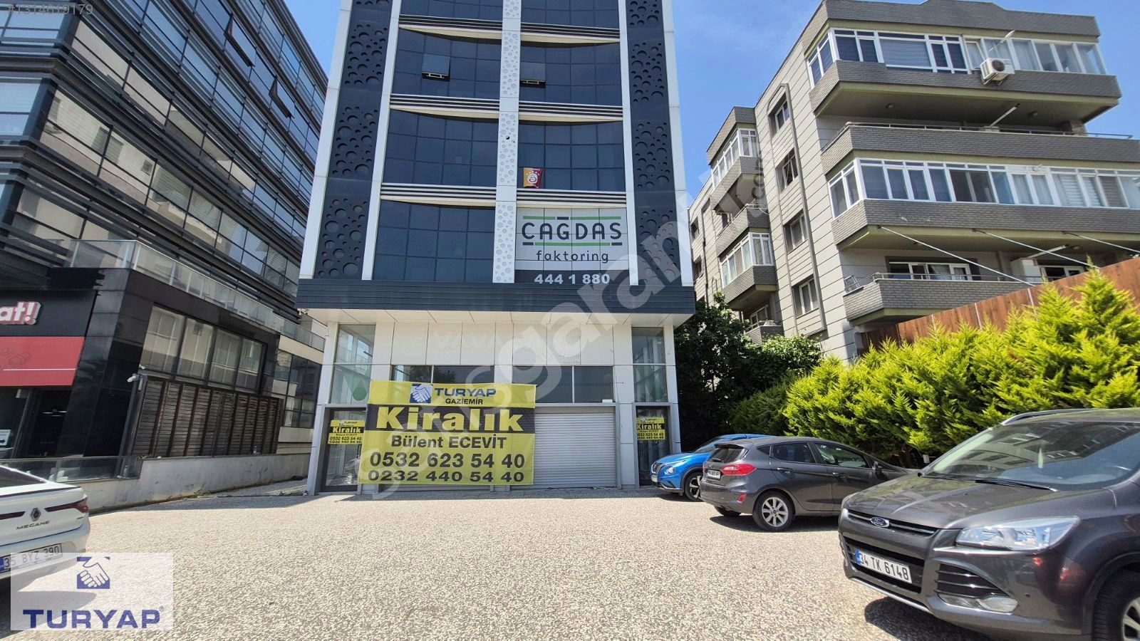 TURYAP GAZİEMİR'DEN AKÇAY CAD ÜZERİNDE GENİŞ ZEMİN KAT PLAZA