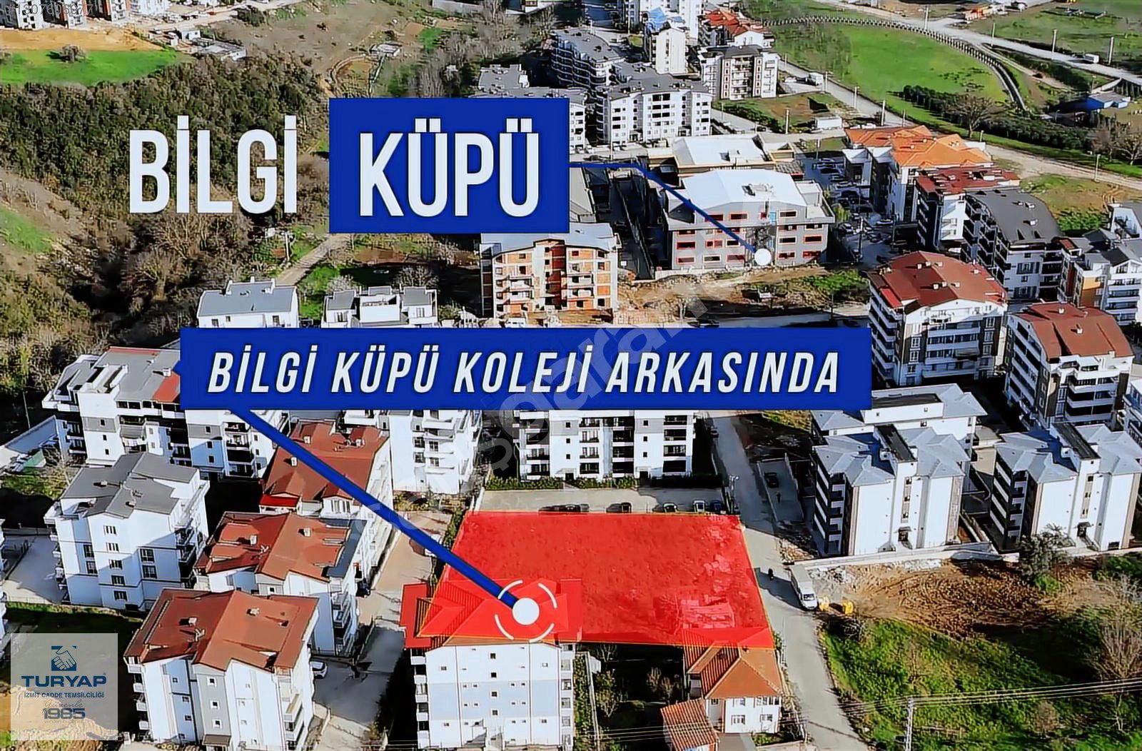 Turyap'tan İzmit Yeşilova Boğazovada Satılık 1.828m2 İmarlı Arsa