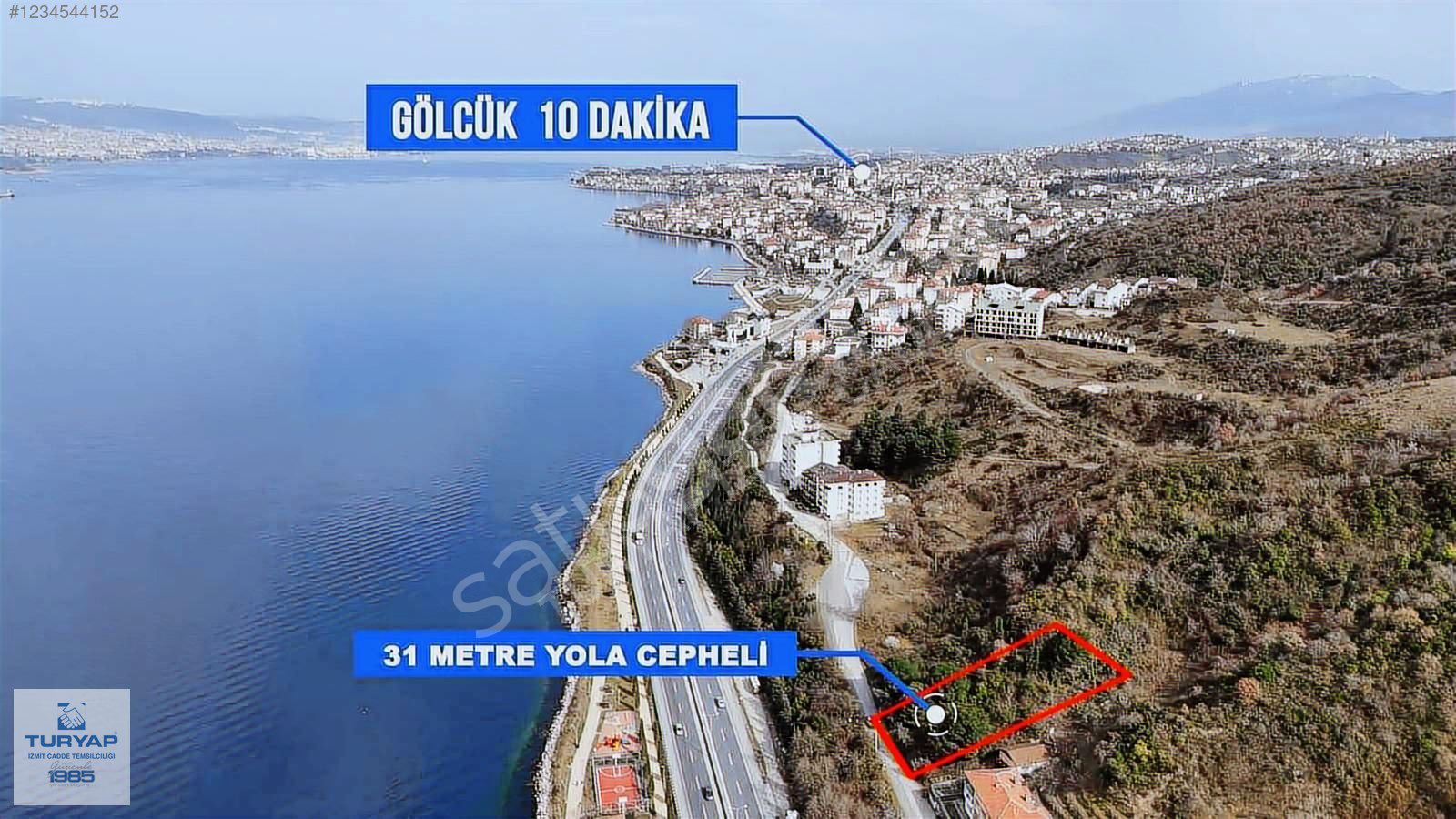 Turyap'tan Gölcük Halıdere Deniz Manzaralı Kat Karşılığı Arsa