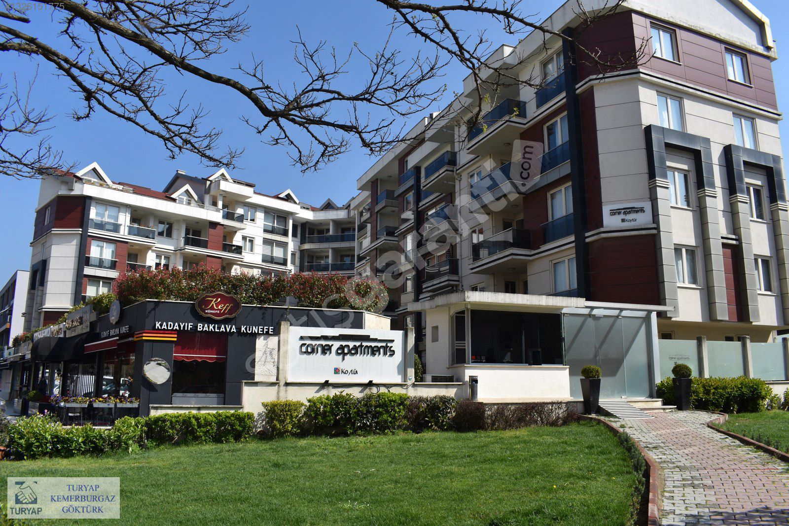 Göktürk Corner Apartments'da 3+1 Çatı Dubleksi