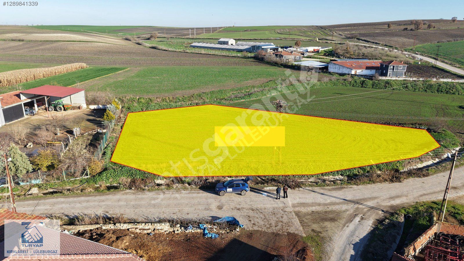 TURYAP'tan Babaeski Çengerli'de Satılık 1.954 m² Arsa