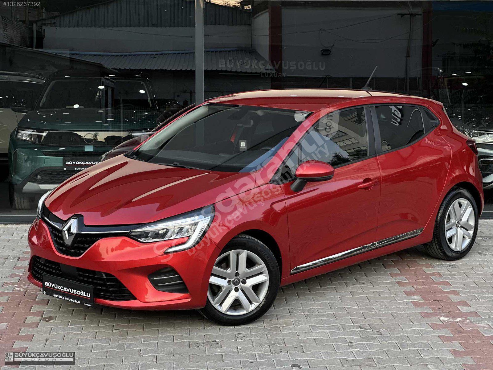 40.000 KM BOYASIZ CLİO 1.0 TCE TOUCH X-TRONİC KIRMIZI+TABLET